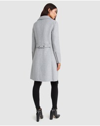 Belle & Bloom - Last Chance Wool Blend Moto Coat