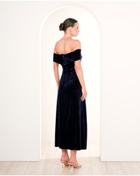 Pilgrim - Bri Off Shoulder Velvet Gown