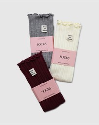 Belle & Bloom - Beloved 3 Pack Socks