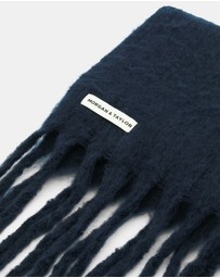 Morgan & Taylor - Ella Woven Scarf in Navy Blue