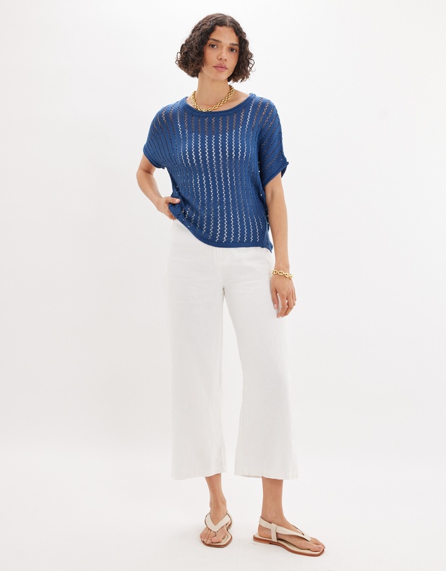 Amelius - Greta Short Sleeve Knit Top