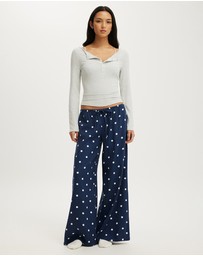 Cotton On Body - Cloud Soft Flannel Wide Leg Pants