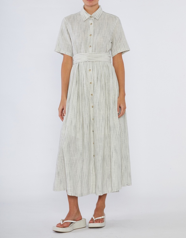 Amelius - Renata Stripe Linen Dress