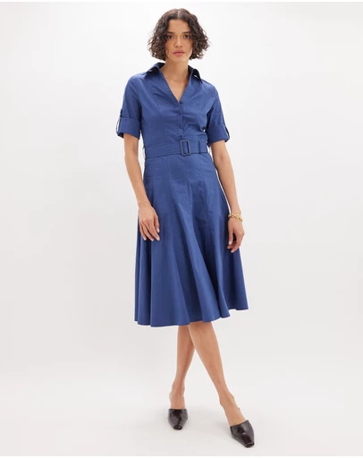 Amelius - Denise Panelled Shirt Dress