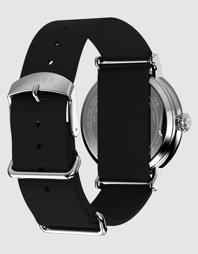 TIMEX - Looney Tunes x Timex Bugs and Friends Standard 40mm Black Fabric Strap Watch