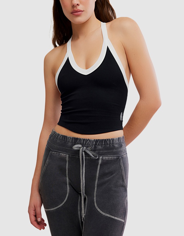 FP Movement by Free People - All Clear V-Neck Colourblock Top