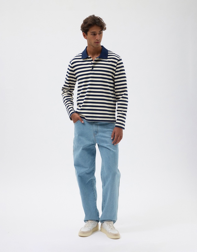AERE - Organic Cotton Rugby Polo