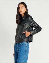 Jag - Leather Biker Jacket