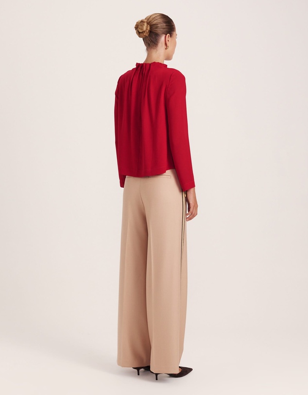 SABA - Willa High Neck Long Sleeve Top