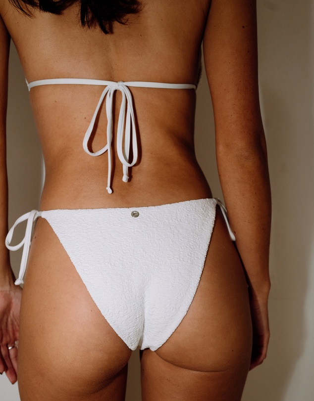 Rusty - Sandalwood Side Tie Midi Bikini Bottom
