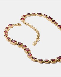 THOMAS SABO - THOMAS SABO Elyndra Necklace with Red Stones