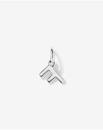 Michael Hill - Letter F Initial Pendant in Sterling Silver