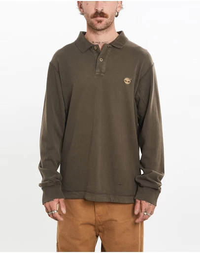 Vintage by The Real Deal - Pre Loved - Vintage Timberland Long Sleeve Polo Shirt