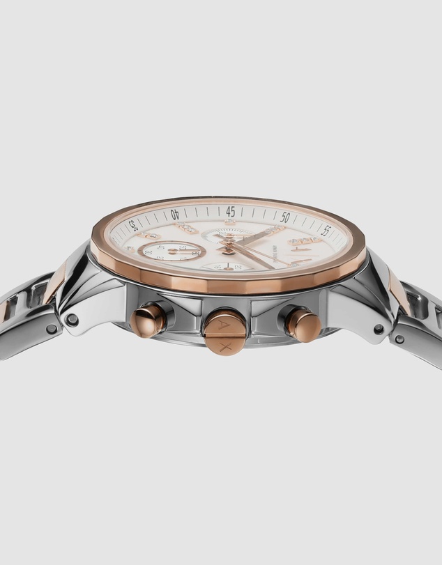 Armani Exchange - Two Tone Chronograph Watch
