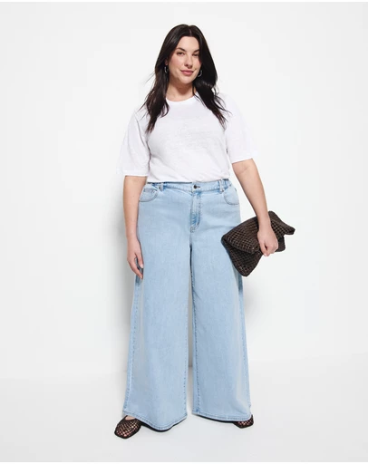 Commonry - Elasticated Wide Leg Jean