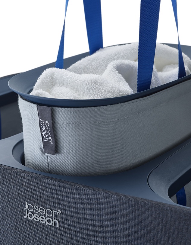Joseph Joseph - Tota Trio 90L Laundry Separation Basket (Black)