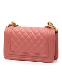 Pre-Loved by Azura Reborn - Pre-Loved Small Quilted Lambskin Boy Flap