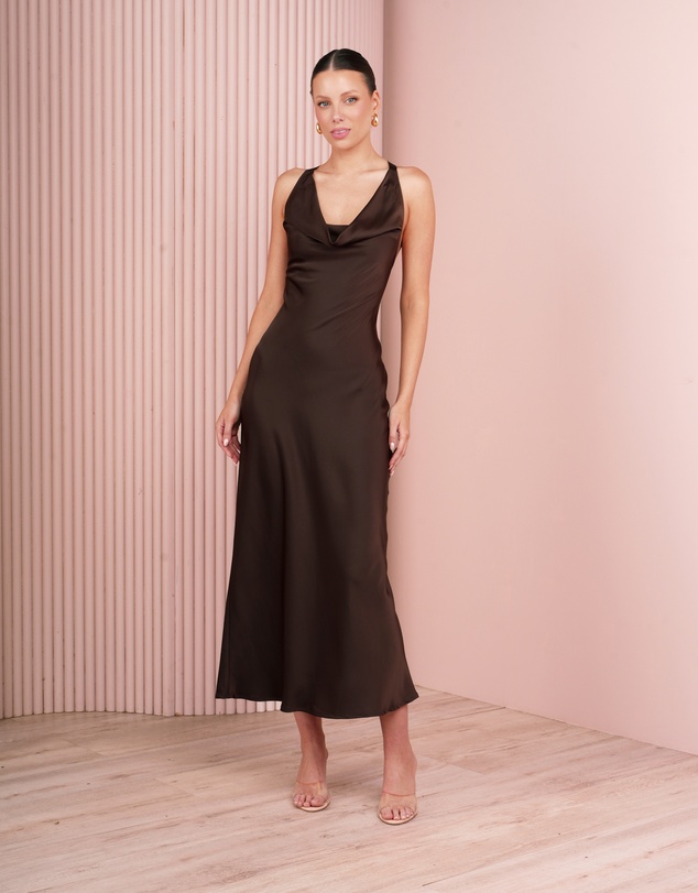 Azzurielle - Kaydy Cross Back Maxi Dress