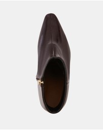 Wittner - Loz Crinkle Patent Leather Ankle Boots