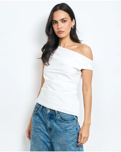 AERE - Hallie Off Shoulder Top