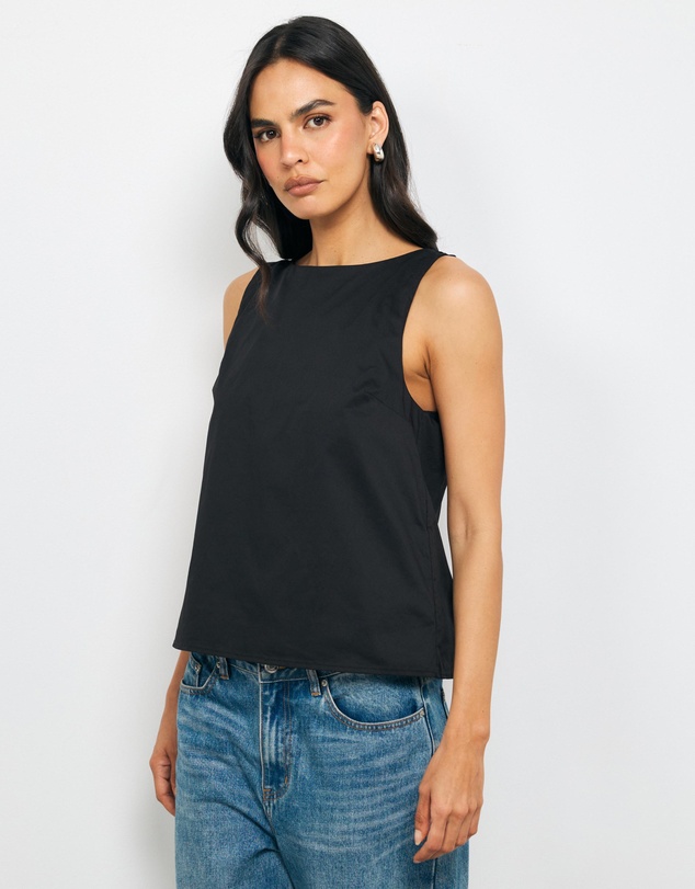 AERE - Vaila Cotton Poplin Top