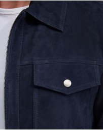 Oxford - Suede Trucker Jacket