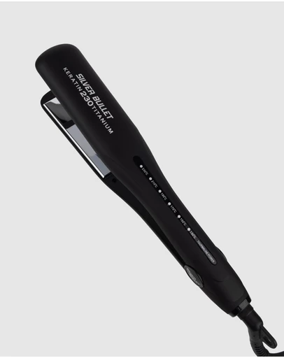 Silver Bullet - Keratin 230 Titanium Wide Plates Straightener - 38mm