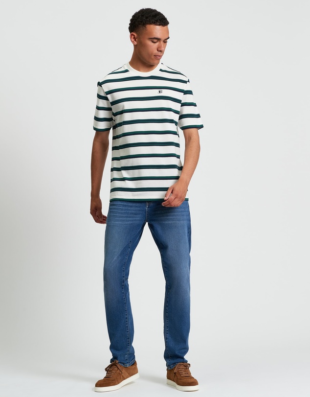 Ben Sherman - Textured Stripe Tee