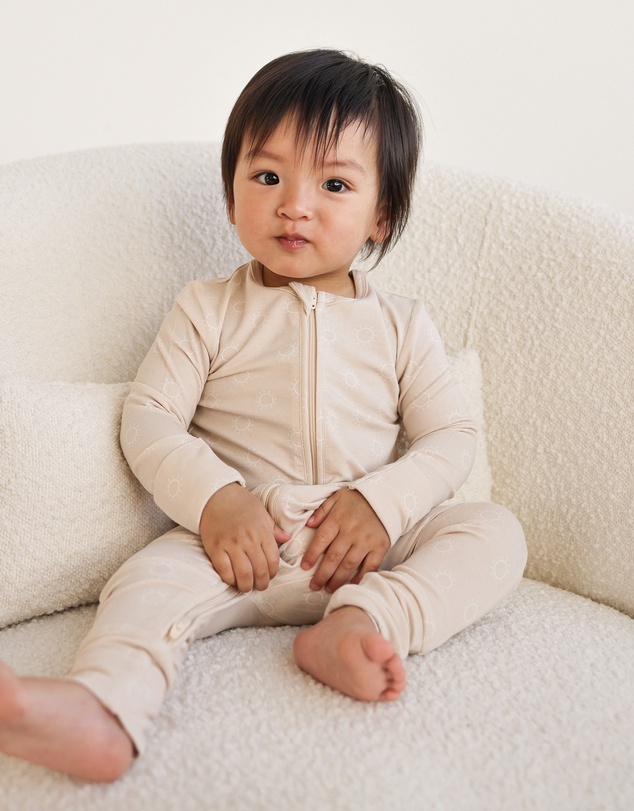 Kynd Baby - Day or Night Onesie in Neutral Sunrise