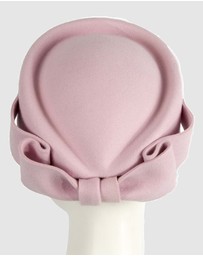Max Alexander - Felt Pink Pillbox Hat