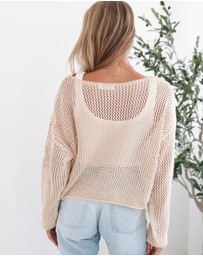 Esther & Co - Pacino Knit Top - Oat