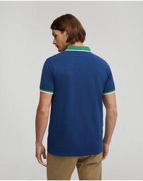 Oxford - Cam Contrast Collar Pique Polo