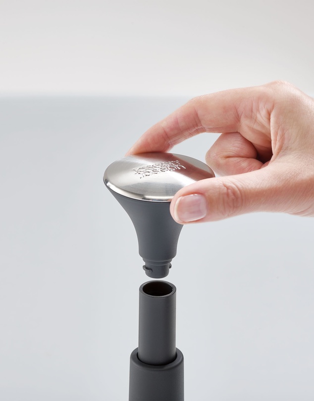 Joseph Joseph - Push&Tear™ Easy-Tear Kitchen Roll Holder (Grey)