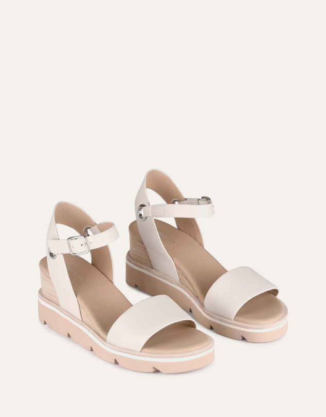 Jo Mercer - Katie Mid Heel Wedge Sandals