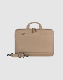 Tucano - Tucano Smilza Super Slim Laptop Bag Beige Fits 15.6 Inch Laptops Lightweight Durable Eco