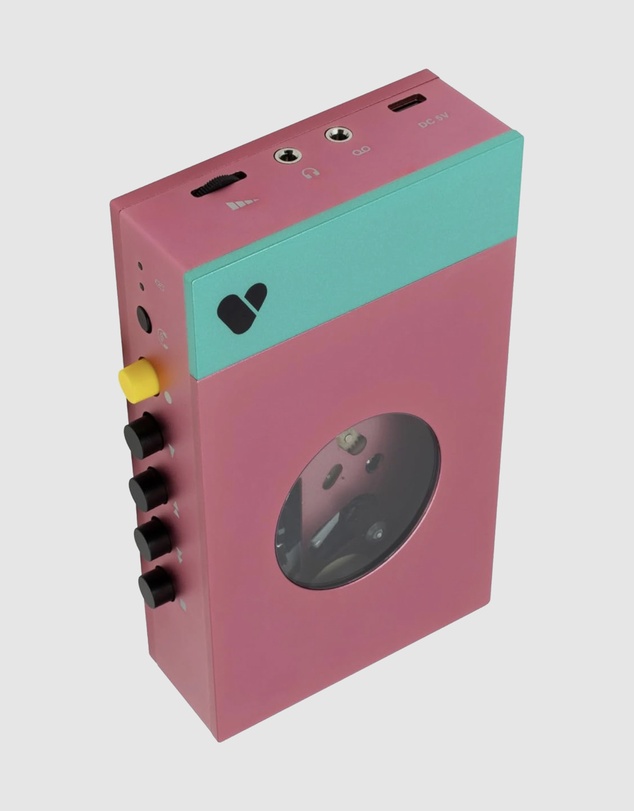 We Are Rewind - We Are Rewind Portable Cassette Player & Recorder - Edith, Pink & Green