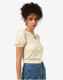 Forcast - Cindy Puff Sleeve Cardigan
