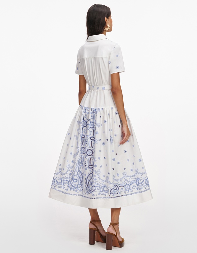 Self Portrait - Embroidered Midi Dress