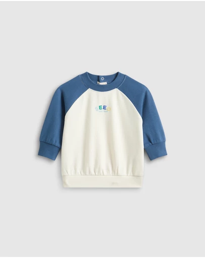 Seed Heritage - Core Colourblock Sweat