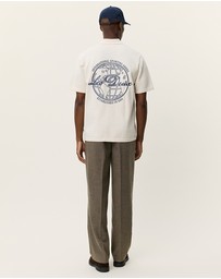Les Deux - Emmett Globe Knitted SS Shirt