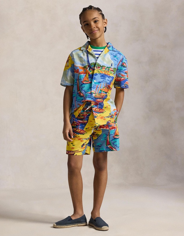 Polo Ralph Lauren - Andy Camp SS Button Front Shirt - THE ICONIC EXCLUSIVE - Kids-Teens