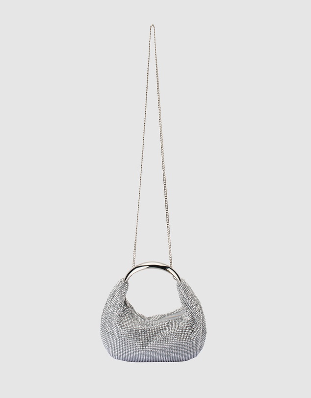Olga Berg - Pixie Crystal Mesh Bag