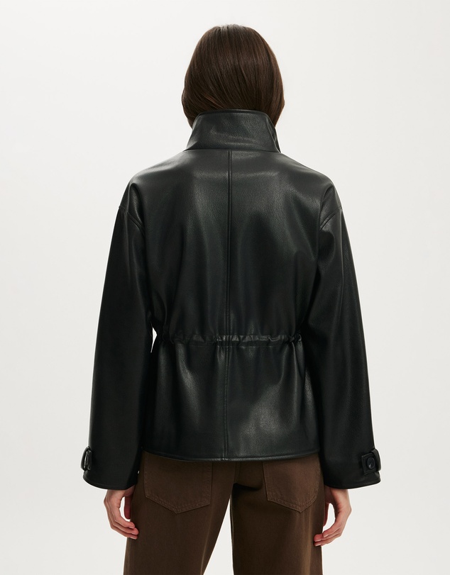 Cotton On - Eli Faux Leather Parka