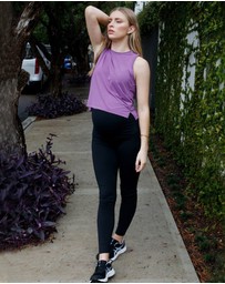 Angel Maternity - Sports Tank Top in Purple