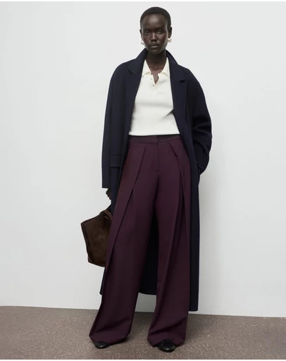 M.N.G - Pleated Wide Leg Trousers