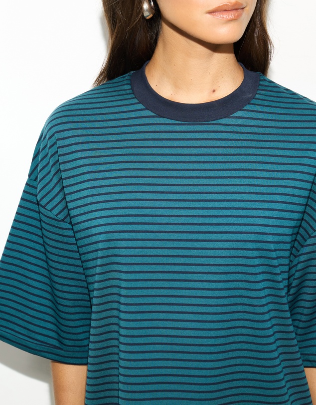 Dazie - Serve Stripe T-Shirt