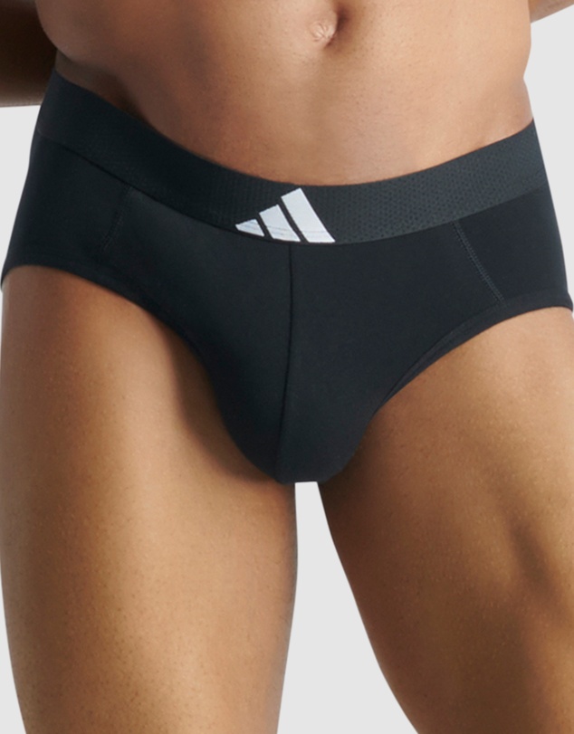 adidas Sportswear - 3 Pack Active Flex Cotton Body Brief Underwear