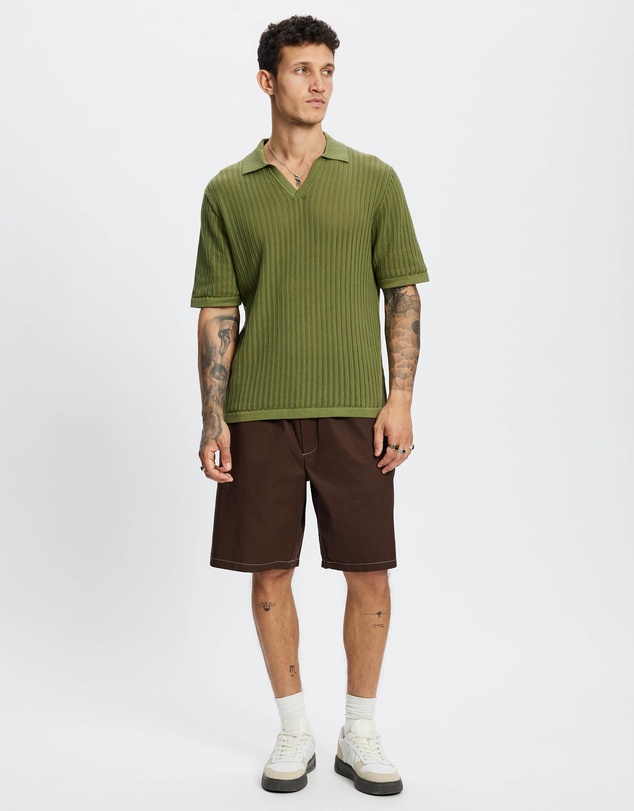 Rhythm - Relaxed Knit SS Polo