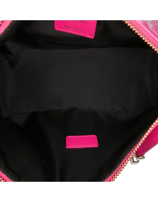 Pre-Loved by Azura Reborn - Pre-Loved Medium Technical Fabric Toile de Jouy Reverse DiorTravel Nomad Pouch