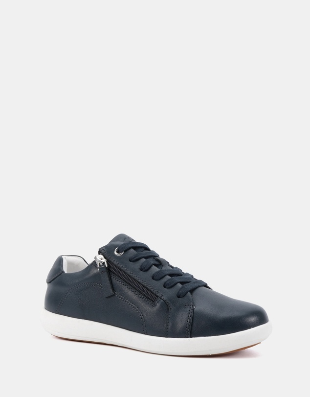 Clarks - Burrow Navy/White